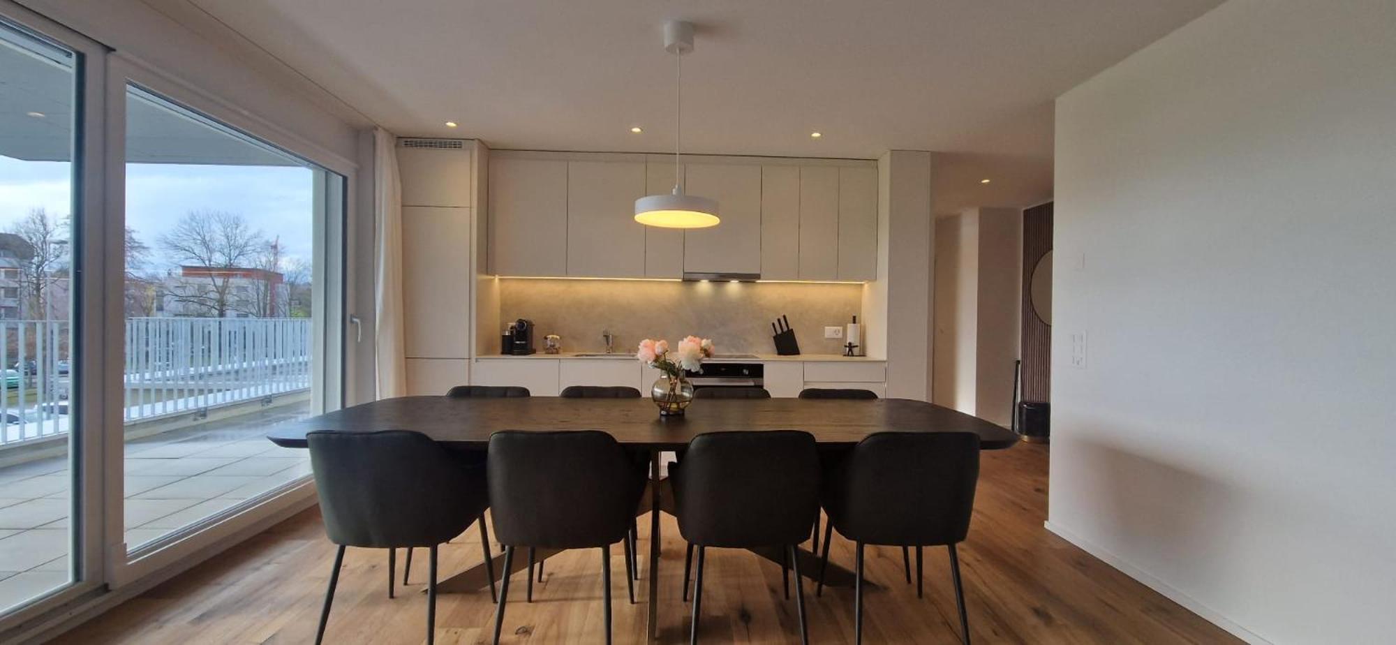 Visionary Hospitality Rothenburg, Lucerne - Premium With Free Parking, Washer, Kitchen, Terrace, 15' Apartmán Rothenburg